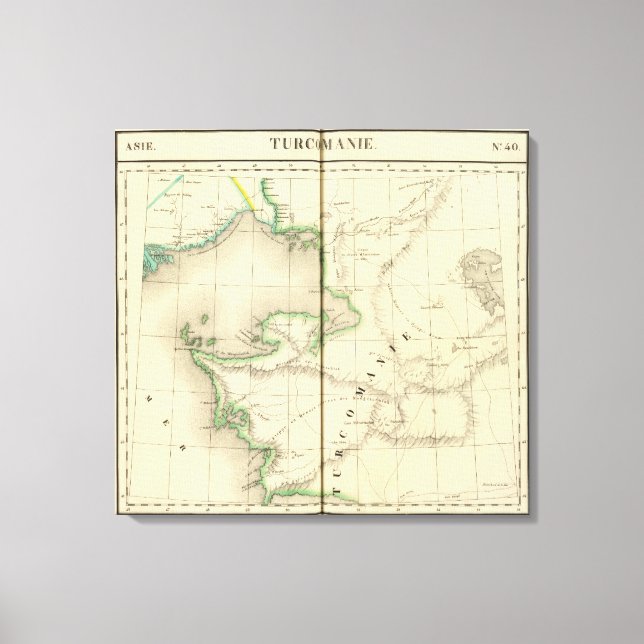 Toile Kazakhstan, Ouzbékistan (Recto)