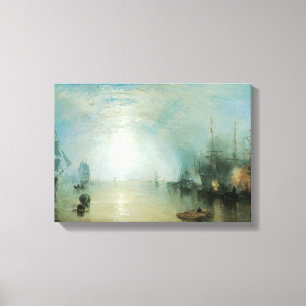 Toile Keelmen Height Coals, Lune par Joseph Turner