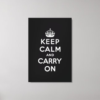Toile keep calm and carry on original
