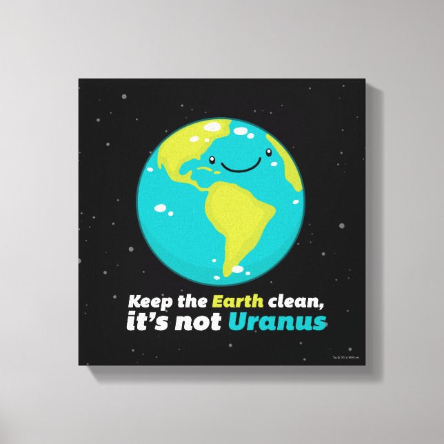 Toile Keep The Earth Clean (Recto)