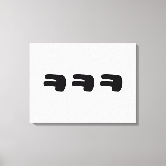 Toile KEKEKEKE ㅋ ㅋ ㅋ coréen Slang (Recto)