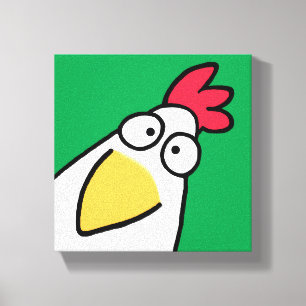 Toile Kelly Green SERIOUS CHICKEN par Sandra Boynton