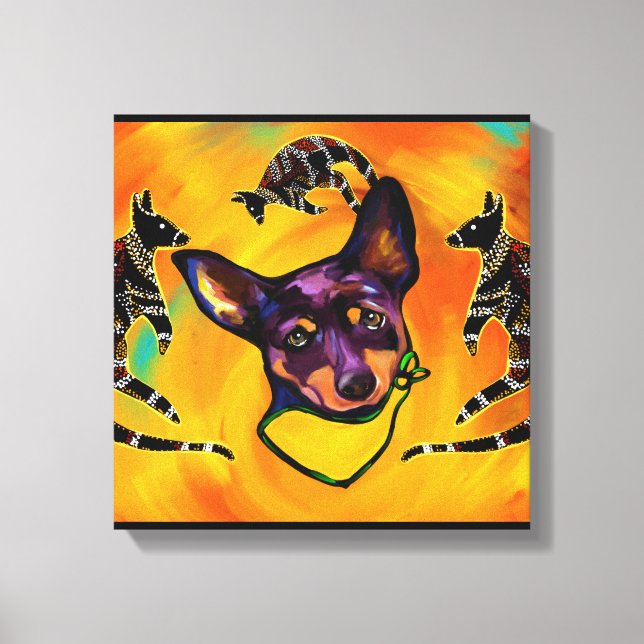 TOILE KELPIE AUSTRALIEN  (Recto)