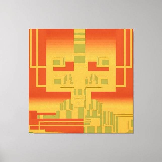 Toile Ken Gage Central Transformation Unicorne Art (Recto)