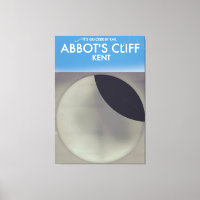 Kent poster vintage de la falaise de l'abbé 'Miroi
