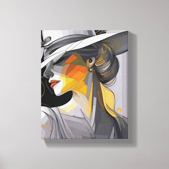 Toile Kentucky Derby Design Casquette Peinture murale en (Recto)