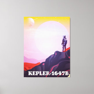 Toile Kepler - affiche de voyage 1647B