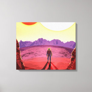 Toile Kepler Space Voyage Destination Planète Aventure