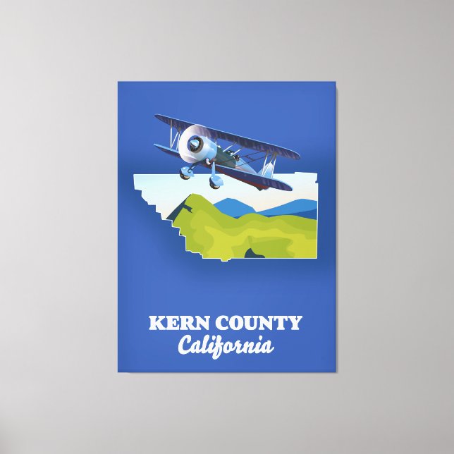 Toile Kern Comté de Californie (Recto)