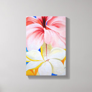 Toile Ketmie avec le Plumeria