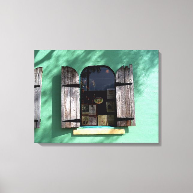 Toile Key Lime Pie Fenêtre Clé Ouest Floride Enveloppé C (Recto)