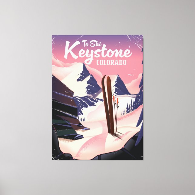 Toile Keystone pour skier (Recto)