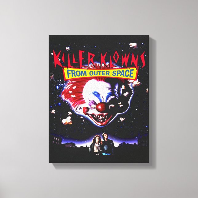 Toile Killer Klowns Clowns From Outer Space Movie Horror (Recto)