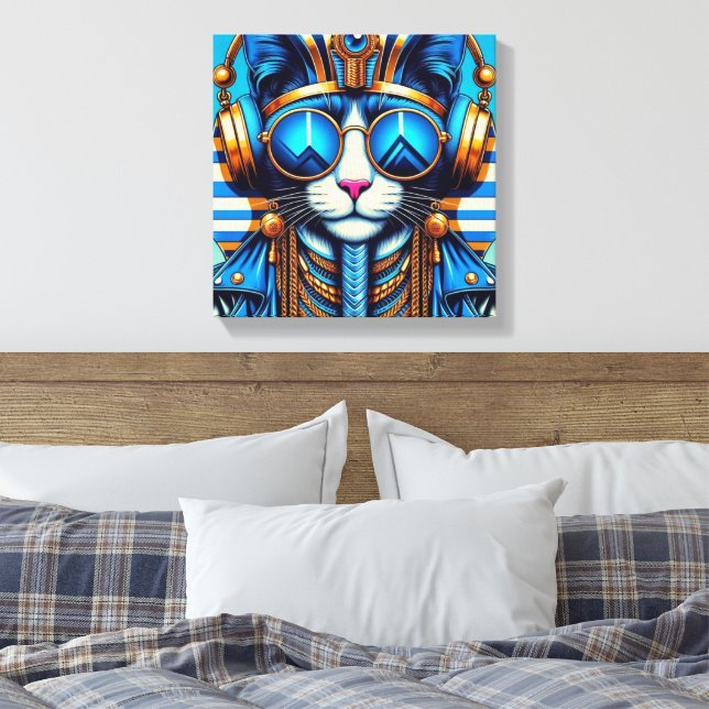 TOILE KING TUT CHAT PERSAN COOL 9 (Insitu(Chambre))
