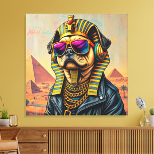 TOILE KING TUT PUG COOL 6