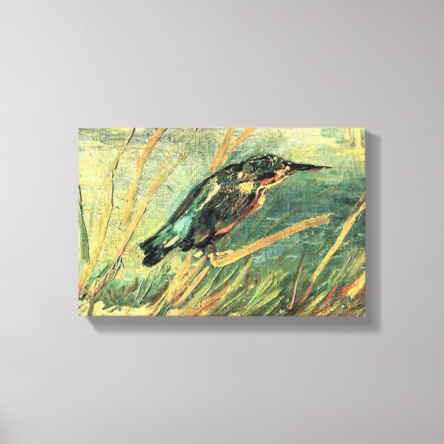 Toile Kingfisher par Vincent van Gogh (Recto)