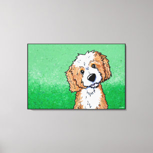 Toile KiniArt Apricot Goldendoodle