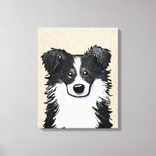 Toile KiniArt Bordure Collie Canvas Imprimer