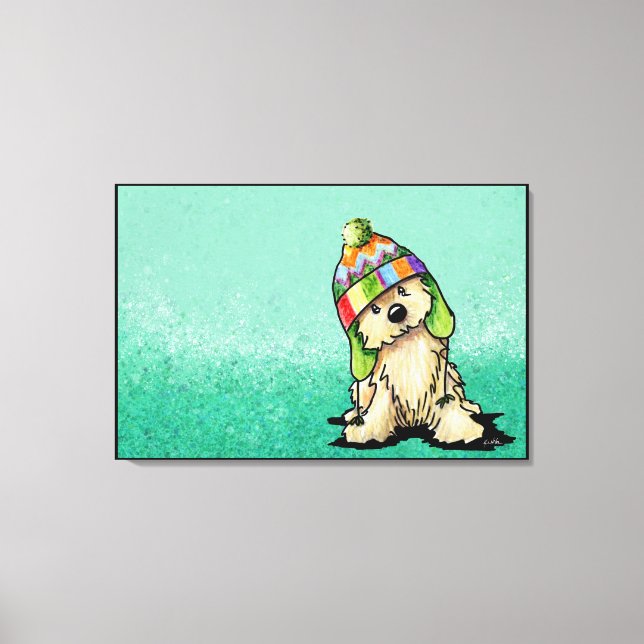 Toile KiniArt Cairn Terrier Art (Recto)