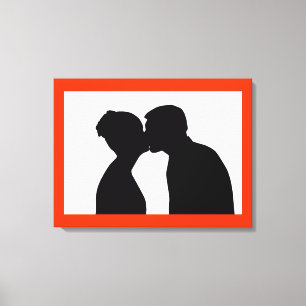 TOILE KISSING COUPLE