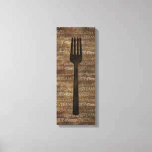 Toile Kitchen Words Art