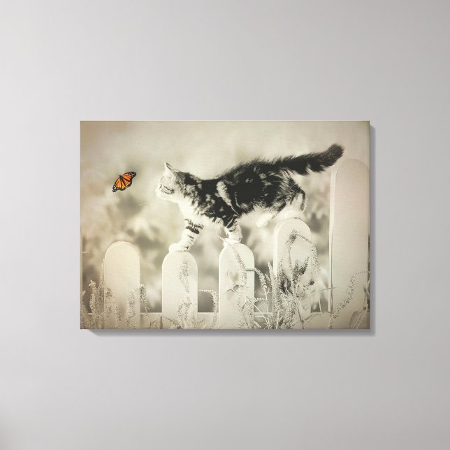 Toile Kitty et Butterfly (Recto)