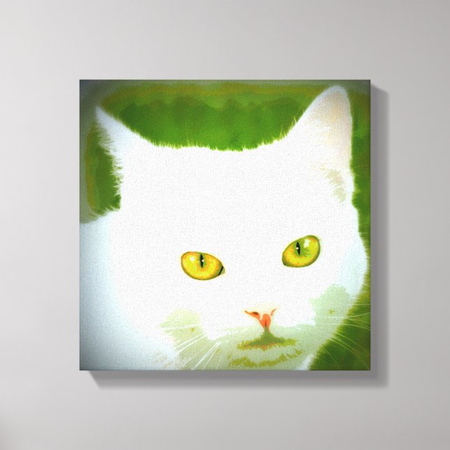 Toile kittycat blanc (Recto)