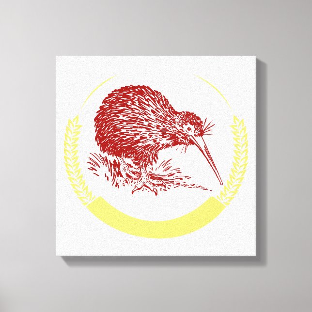 Toile Kiwi Bird (Recto)