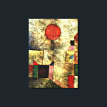 Toile Klee - Balloon rouge<br><div class="desc">Balloon rouge,  peinture populaire de Paul Klee.</div>