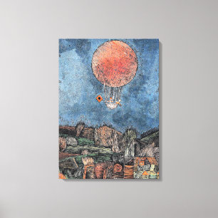 Toile Klee - Der Luftballon, oeuvre d'art abstraite