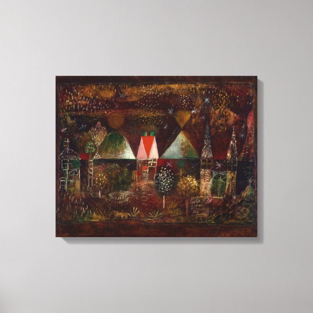 Toile Klee - Fête de nuit (Recto)