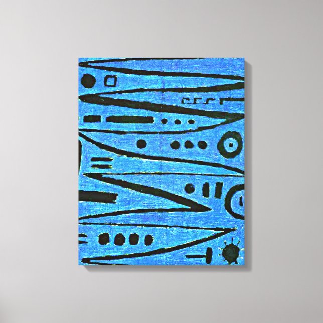 Toile Klee - Heroic Fiddling-1938 (Recto)