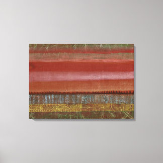Toile Klee - Paysage plat, art abstrait
