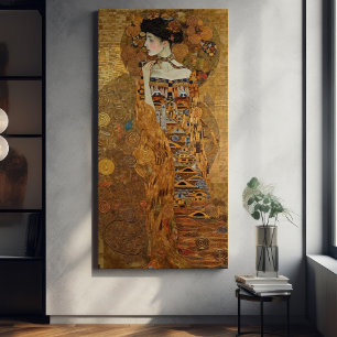 Toile Klimt Adele Bloch-Bauer peinture en mosaïque or Ca