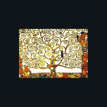 Toile Klimt - L'Arbre de Vie, la frise des stoïdes<br><div class="desc">OEuvre d'art de Gustav Klimt,  L'arbre de la vie,  frise de stoïdes</div>
