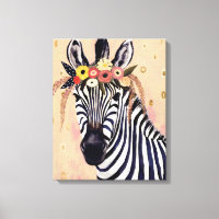 Klimt Zebra | Orné De Fleurs