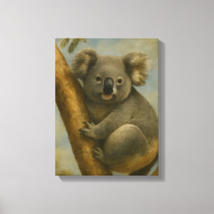 Toile Koala à la lumière calme