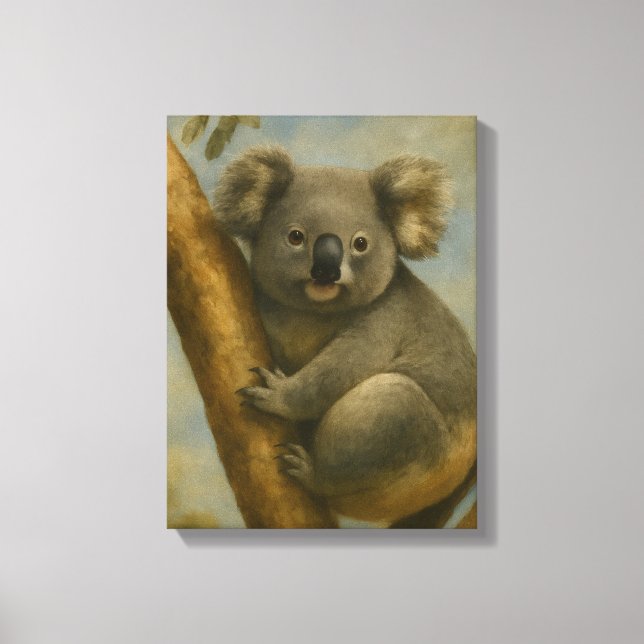 Toile Koala à la lumière calme (Recto)