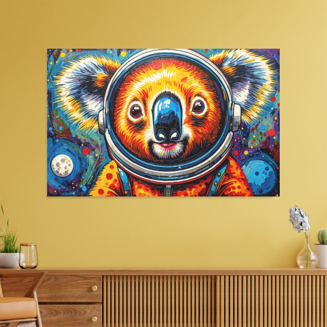 TOILE KOALA DANS L'ESPACE-5 (Insitu(Salon))