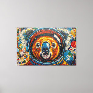 TOILE KOALA DANS L'ESPACE-8