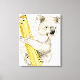 Toile Koala de bébé   mignon et velu