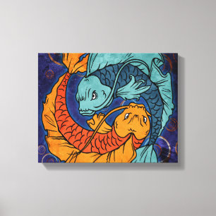 Toile Koi Fish