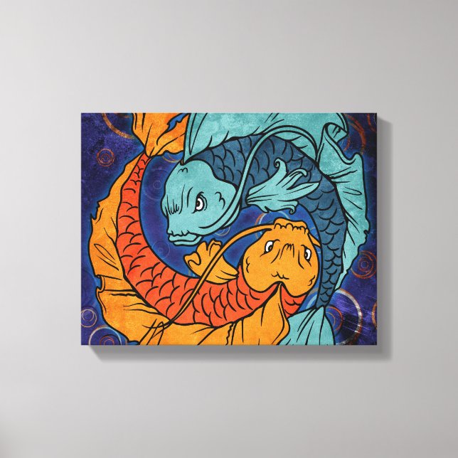Toile Koi Fish (Recto)