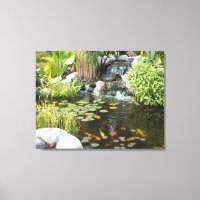 Koi Pond avec cascade