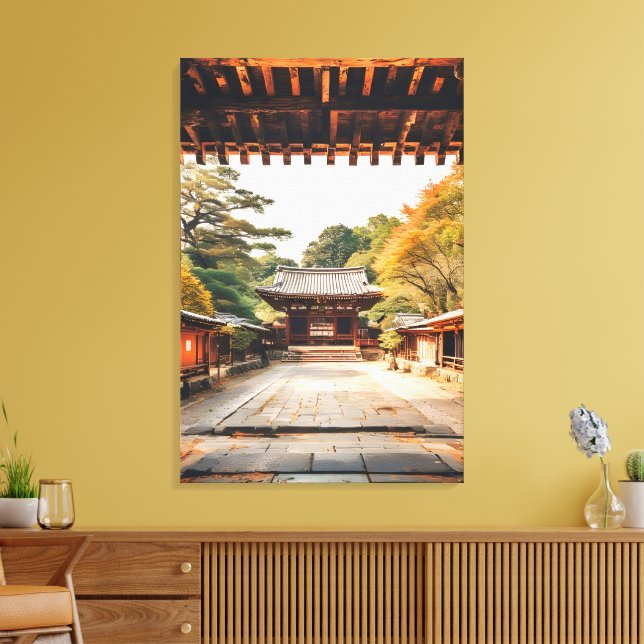 Toile Komorebi - Le Temple Ensoleillé (Insitu(Salon))