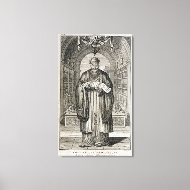 Toile Kong-Fu-Tse, ou Confucius, the Most Celebrated Phi (Recto)