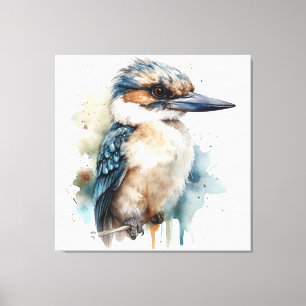 Toile Kookaburra sur une branche