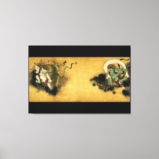 Toile Korin Fujin Raijin