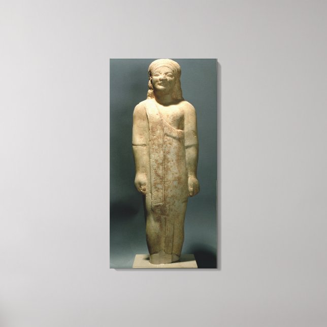 Toile Kouros Dionysermos, grec, période archaïque, c.600 (Recto)