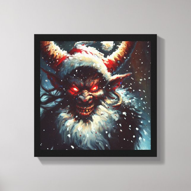 Toile Krampus de Noël 1 (Recto)